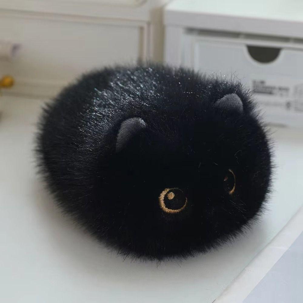 Stuffed Animals Cat Plush Toys Fluffy Black Cat Plush Lovely Cute Kitten Dolls Baby Gifts