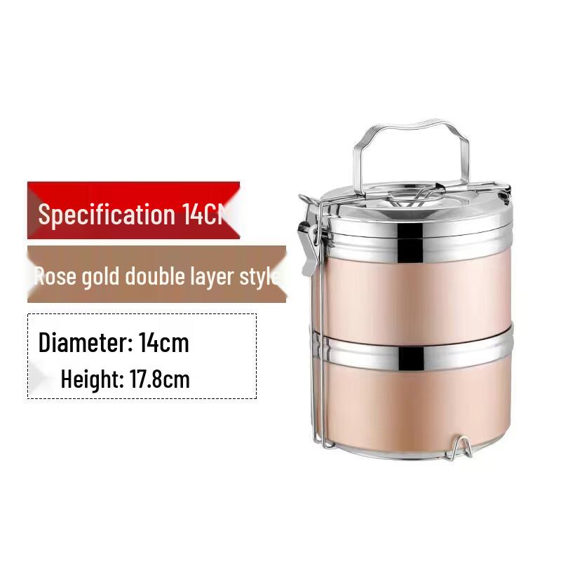 Portable 304 Stainless Steel Insulated Lunch Container