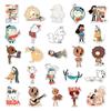 Hilda Girl Animation Stickers: 50-Piece Set for Notebooks, Luggage, and Decor
