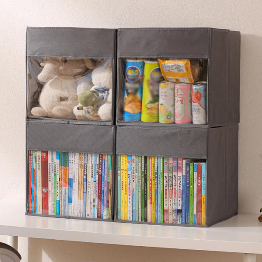 Faltbare Aufbewahrungsbox Großes Fassungsvermögen Wasserdicht Heimaufbewahrung für Spielzeug Kleidung Verschiedenes Klarsicht-Organizerbox