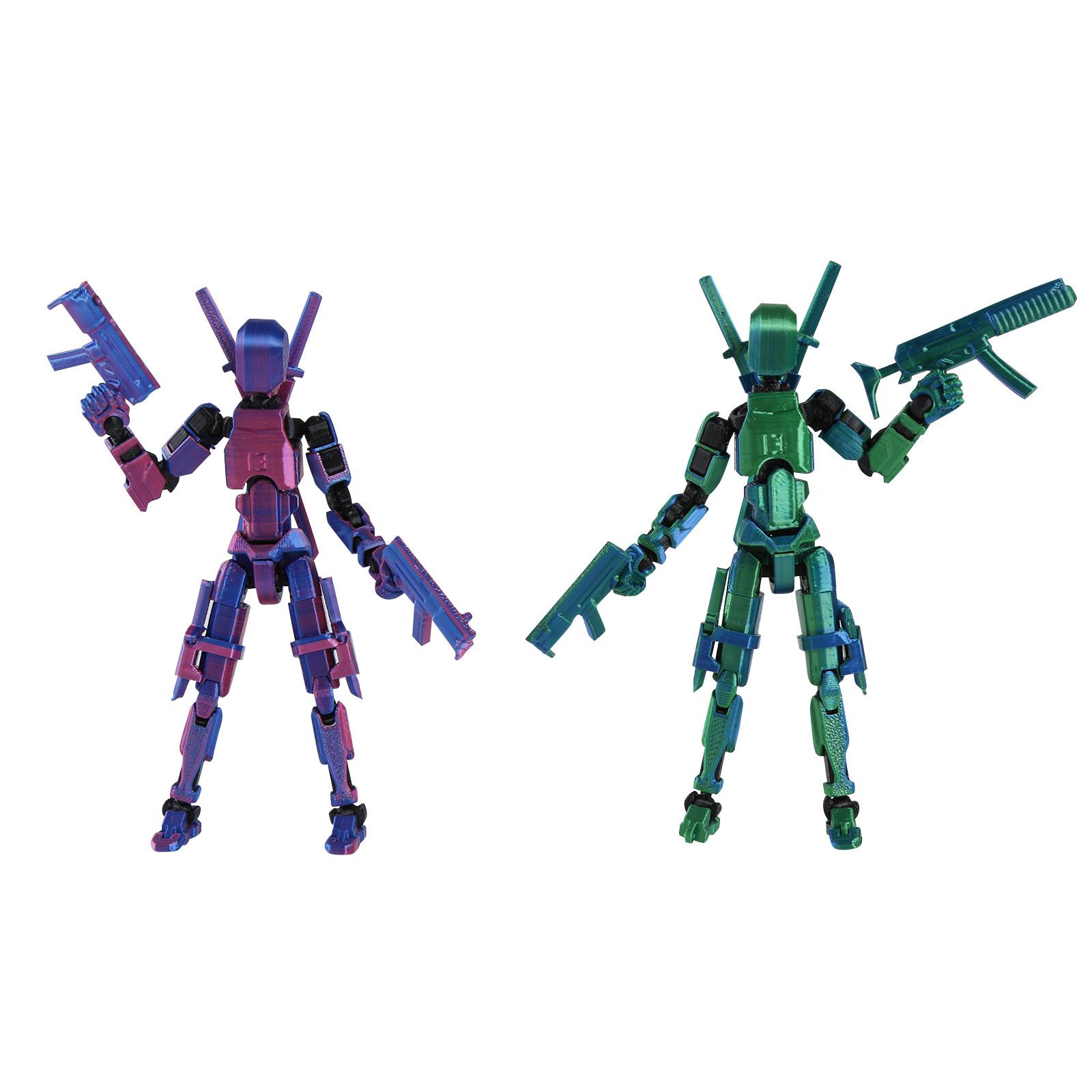 

Набор мобильных кукол, 3D-печатная мобильная кукла-робот Титан, подвижная мобильная кукла, подходит для коллекционеров, украшение рабочего стола One Size