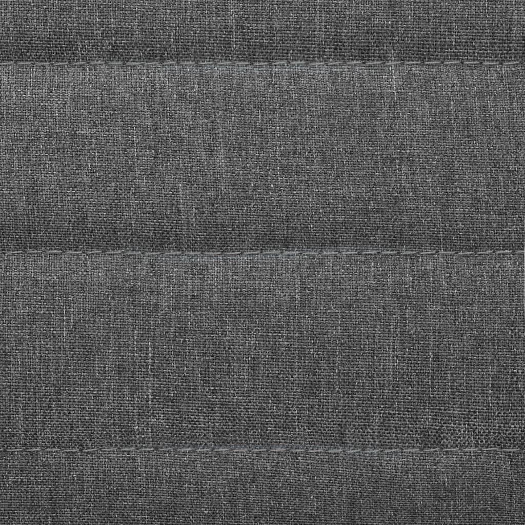 Dining Chairs 6 Pcs Light Grey Fabric