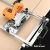 Adjustable Circular Saw Guide Rail for Woodworking and Edge Locator of Electric Cutting Machine with Clamping Mechanism
