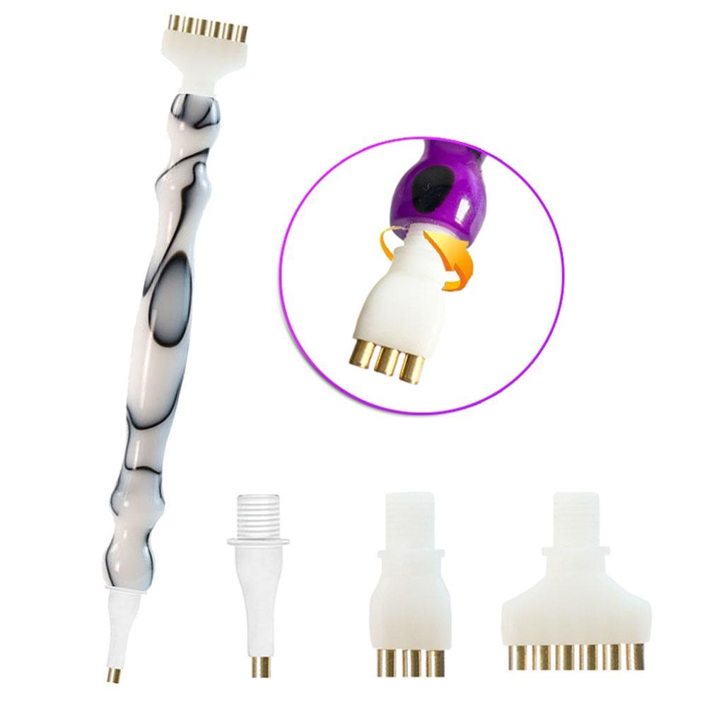 

Replacement Pen Heads 5D Diamond Painting Pen DIY Craft Embroidery Point Drill Pens with Multifunctional Tips Nail Art Pen