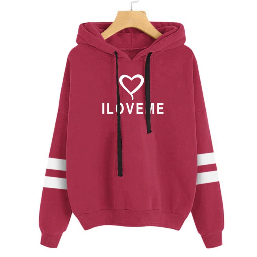 2025 pullover print sweater autumn and winter women's top hoodie