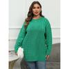 Women's Pullover Sweater Plus Size Women's Round Neck Knitted Sweater Autumn Winter New Base Shirt