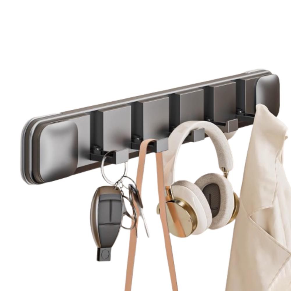 Heavy Duty Hats Clothes Storage Hook Foldable 5 Hooks Robe Coat Hangers  Bathroom Accessories