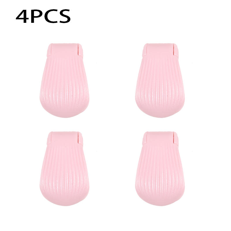 

4 шт. Затискачі для кріплення простирадла - Нековзкі кілочки для ковдри та підковдри для надійної фіксації One Size рожевий