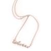Les Trésors De Lily [K7793] - Silver Necklace 'Messages' (Sweet) Rhodium-plated - 25x6 Mm