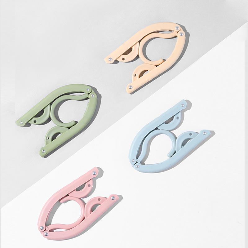 Portable Travel Folding Clothes Hanger with Clips – Multi-functional for Business Trips