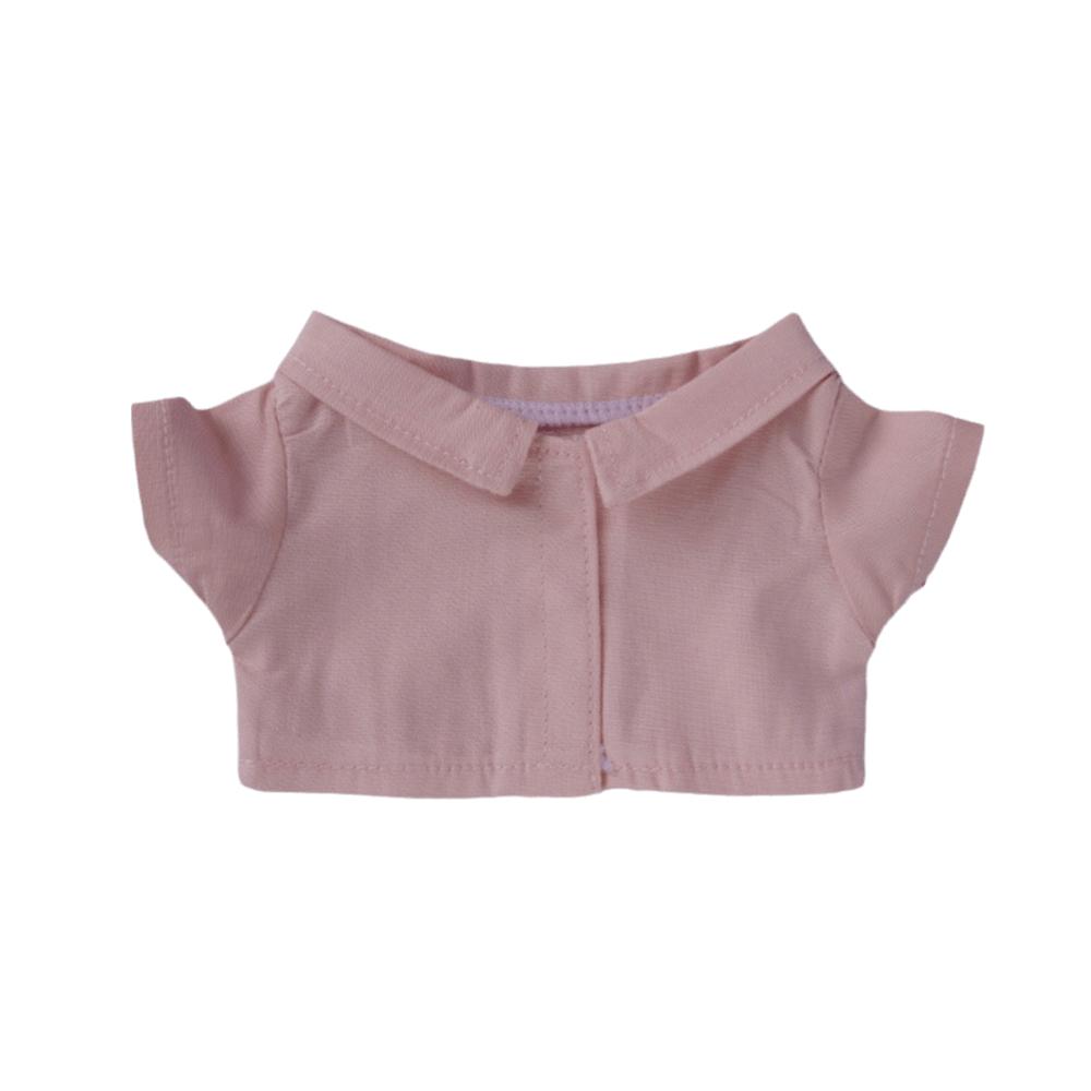 Stuffed Change Dressing Game 20CM Doll Shirt Idol Doll Clothes Stripes Lattice Solid Color Blouse