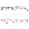 Turezing Women's Print Prescription Glasses Metal Hinges Anti-Reflective Sunglasses +2.0 +2.5 Fashion Eyewear