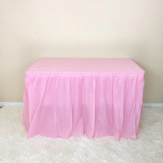 Saia de Mesa Chamativa Lavável PEVA Decorativa Impermeável Cobertura para Mesa de Escritório para Casa
