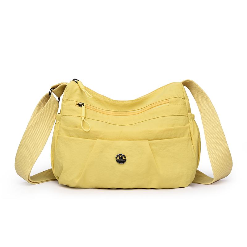 Crossbody Bag Women's Large Capacity Shoulder Bag Lightweight Multi-Layer Middle-Aged Mother Bag