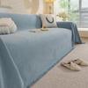 Modern Minimalist Chenille Herringbone Sofa Cover, Four Seasons Non-Slip Blanket