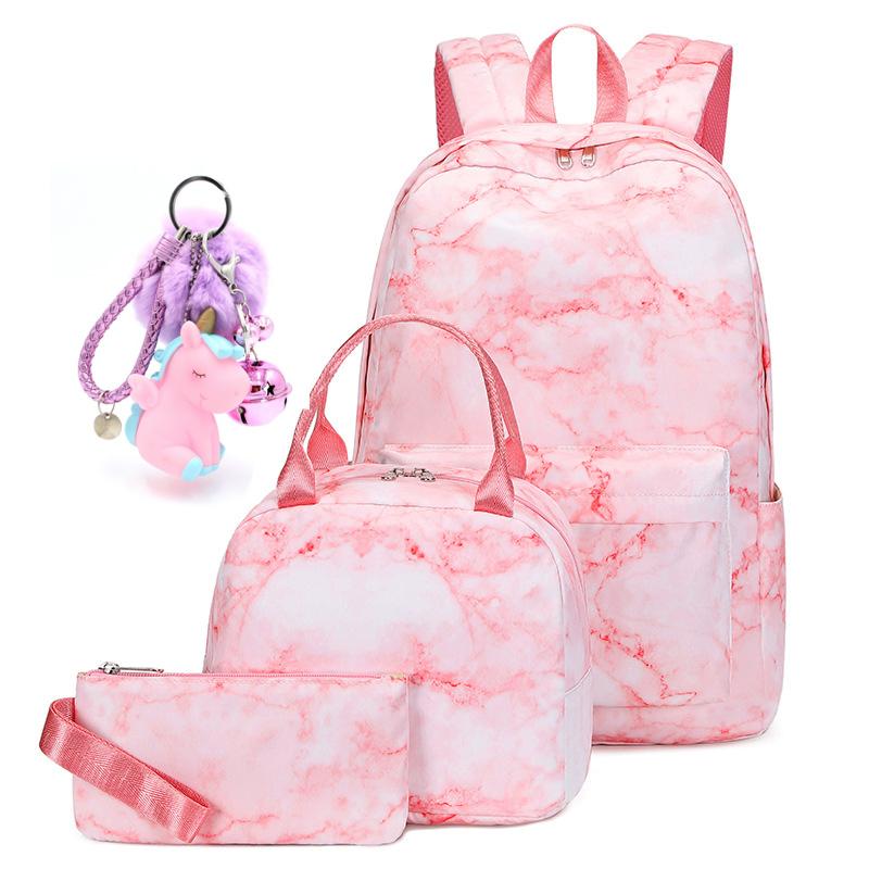 New Arrivals Girls School Backpacks Children Schoolbag for Girl Princess Backpack with Lunch Case Kids Bookbag Satchels
