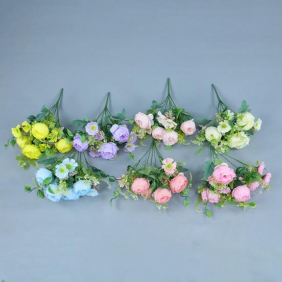 Useful Artificial Peony Fine Workmanship Eye-catching Decorative