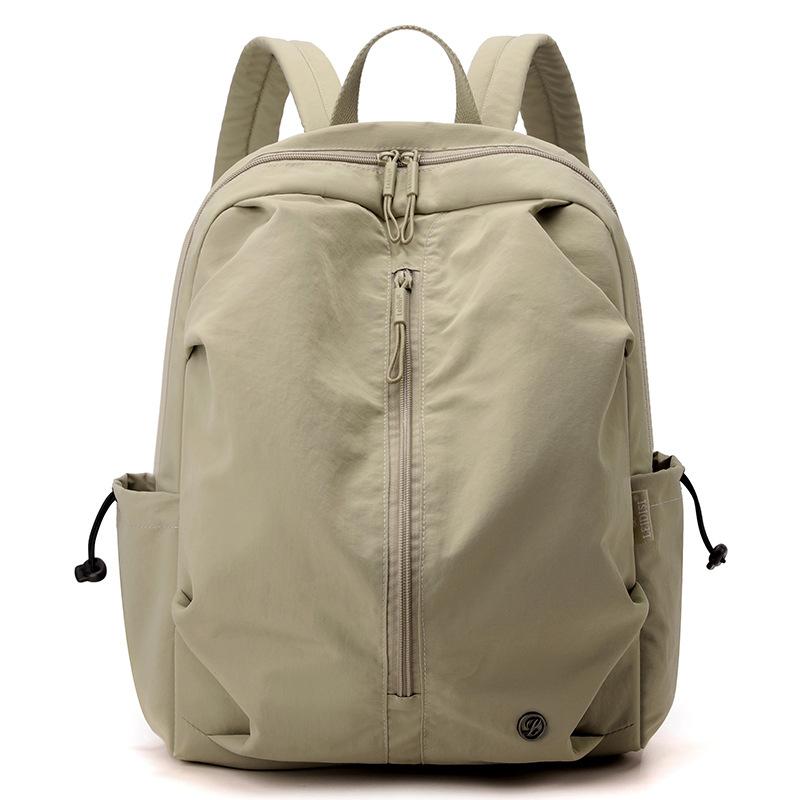 Schoolbag casual backpack female simple high school college student schoolbag Korean large capacity high sense travel backpack tide