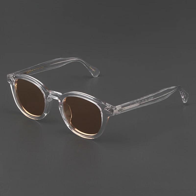 Gafas de sol polarizadas Johnny Depp Lemtosh para mujer, marca de lujo, estilo vintage de acetato, gafas de visión nocturna.