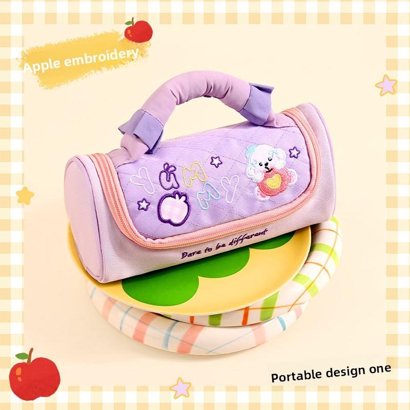 Style Large Capacity Polyester Pen Case With Stylish Design For Students And Office Use