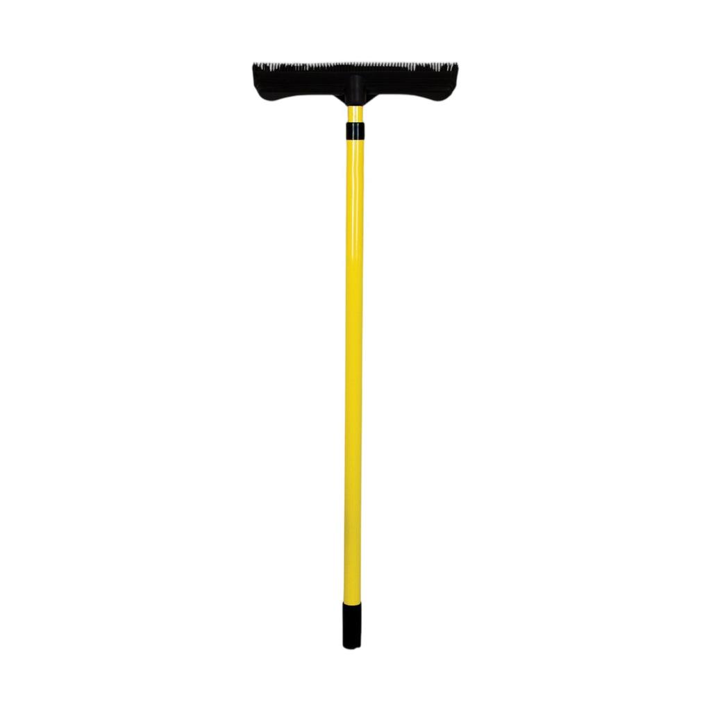 Pet Hair Rubber With Squeegee, With 48in Telescopic Handle For Carpet, Tile And Hardwood