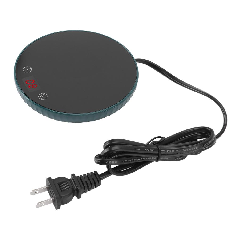 Cup Warmer 55 Degrees C Constant Temperature Digital Display Touch Button Heating Coffee Warmer for Desk for Stainless