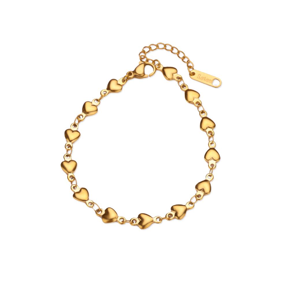 Crystal Cross Bracelets For Women Men Fashion Gold Color Stainless Steel Cross Bracelet Vintage Religion Aesthetic Jewelry Gift