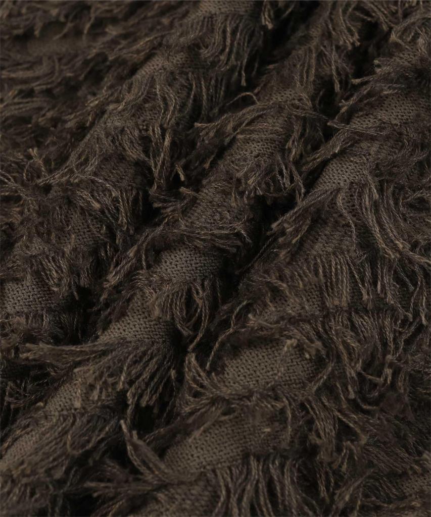 Yours Fringe Cropped Knit BEXT0248 Free Size Black Women's