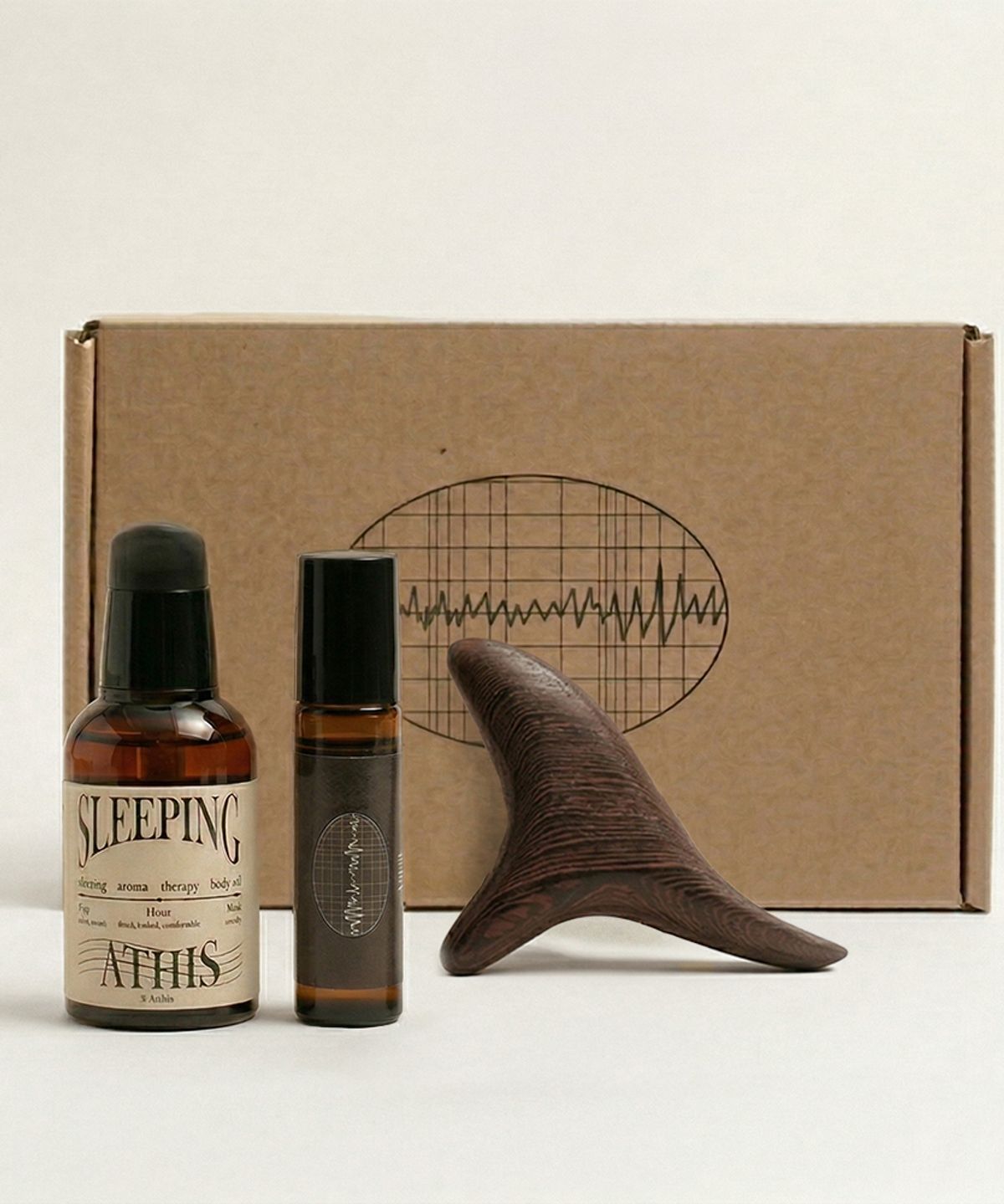 [Best Gift Item] ADIS Body Oil & Roll-on & Gua Sha Body Ritual Aroma Therapy Set