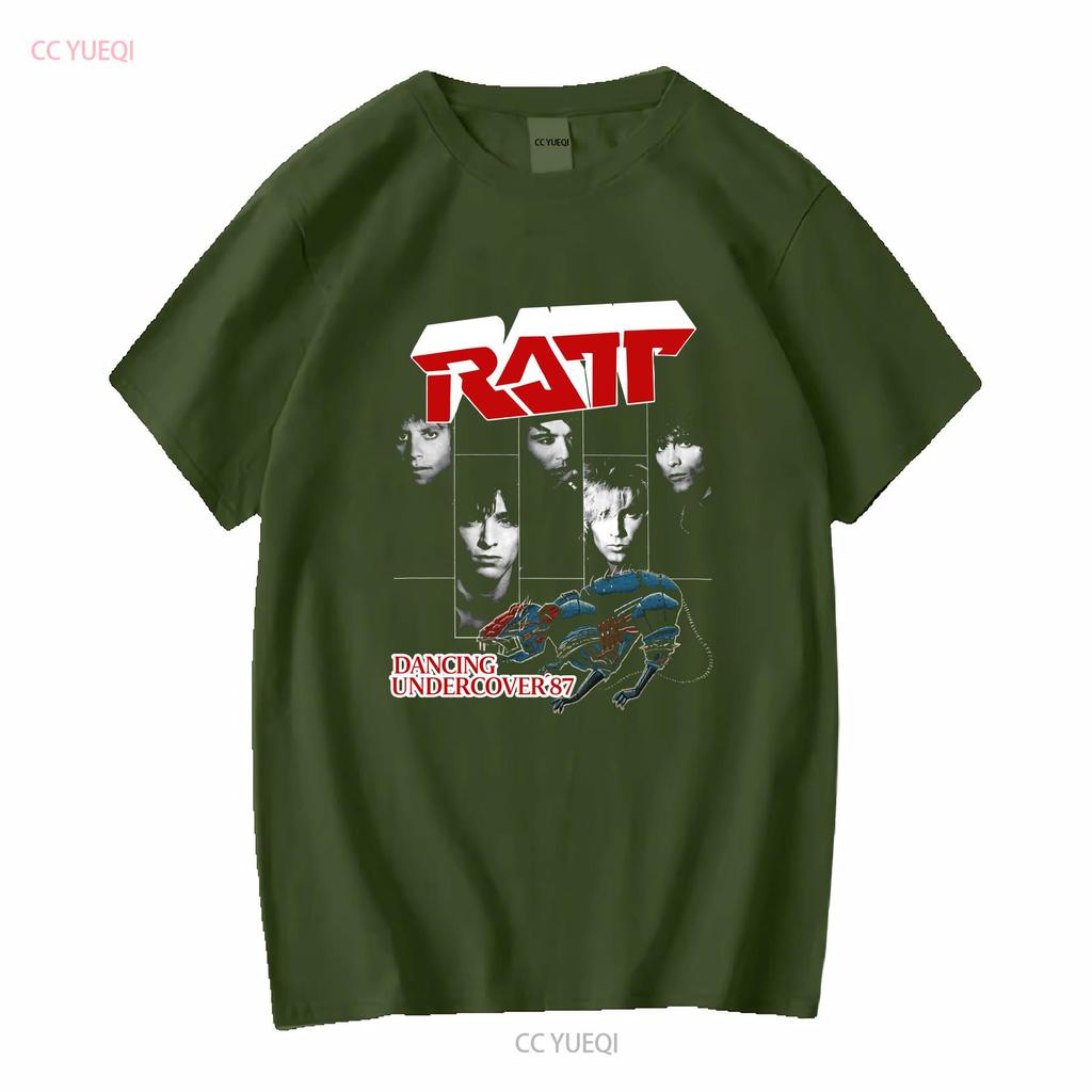 Raro Vtg anni '80 Poison e Ratt 1987 Tour Concerti Maglietta vintage Lavata Elegante abbigliamento firmato Versatile Comodo streetwear