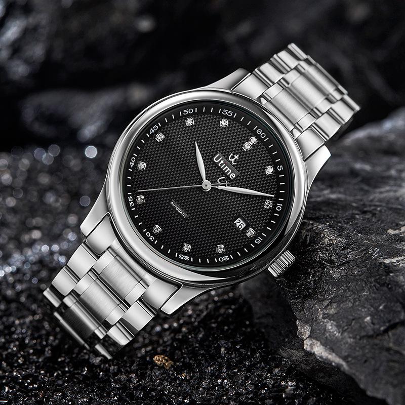 Utime High-End Mechanical Watch Male Guangzhou Watch Business Waterproof Men'S Watch Automatic Mechanical Watch Male