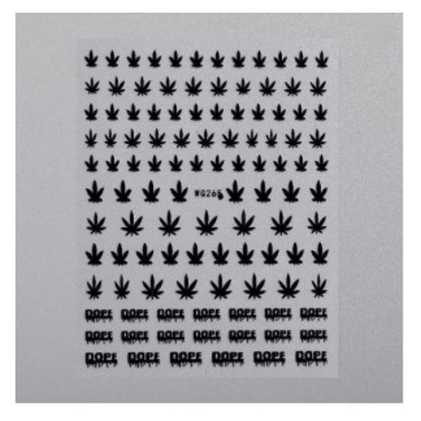 New Retro Nail Art Hot Stamping Stickers Embossed Flower Branches and Jade Leaves Nail Art Decorations