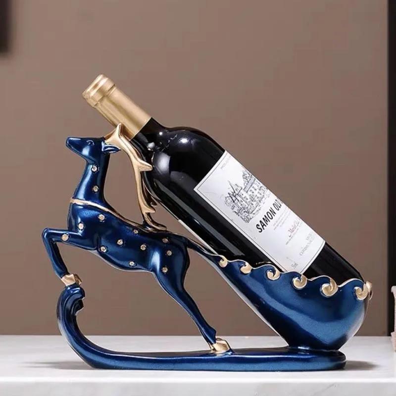 Creative Swan Wine Rack Ornaments European Wine Bottle Rack Living Room Table Dinner Wine Cabinet Ornaments Gift Gift Figurines