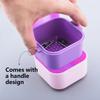 Friendly Portable Nail Drill Bit Sterilizer Plastic Storage Case Hygienic Design Use