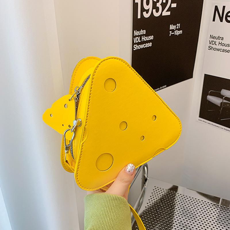 Foreign Style Simple And Fashionable Small Bag Women'S 4 Cheese Bag Triangular Messenger Bag Women'S Bag