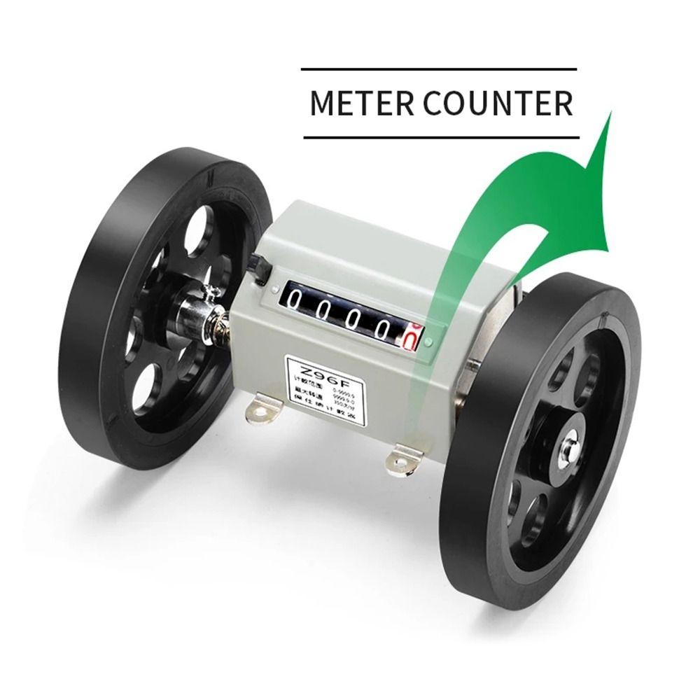 

0-9999.9 Mechanically Driven Recorder Mechanical Meter Yard Counter Length Distance Meter Counter