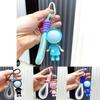 Cute Cartoon Keychain Soft Rubber Led Light Figure For Couples And Friends