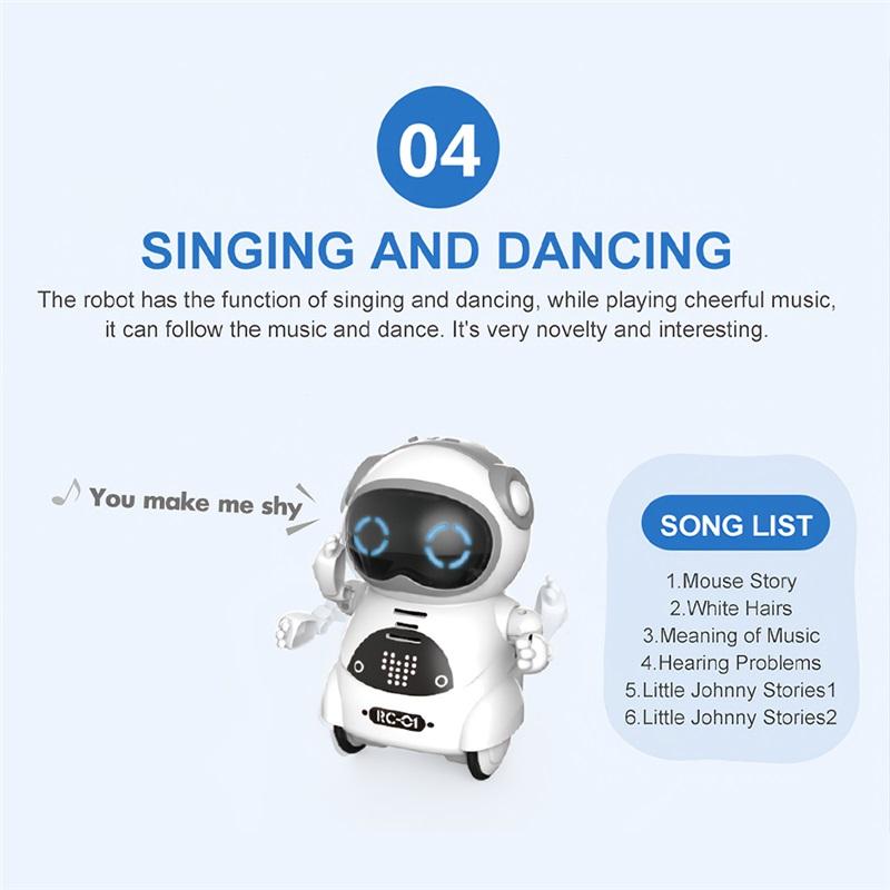 Robot Can Talk Interactive Dialogue Voice Recognition Recording Singing And Dancing Storytelling Mini Smart Robot Toy