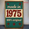 Tin Sign Made In   Original Vintage Metal Poster Wall Decor  Retro Plaque for Man Cave Garage Bar Office Home Dcoration