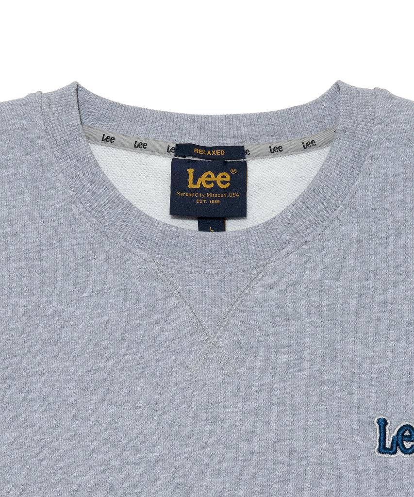 LEE Small Twitch Logo Short Sleeve Sweatshirt Gray