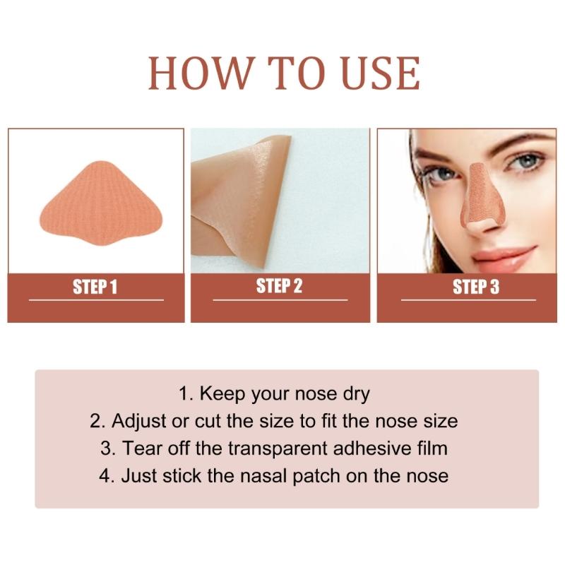 24Pcs Outdoor Sunblock Guards Nose Cover Sticker Sun Protections Nose Patches Nose Face Sticker for Outdoor Sports