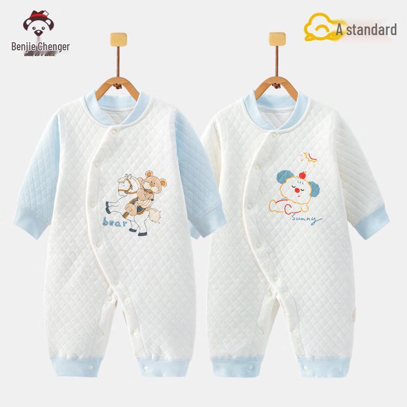 Banjvall Baby Padded Long-Sleeve Bodysuit 66