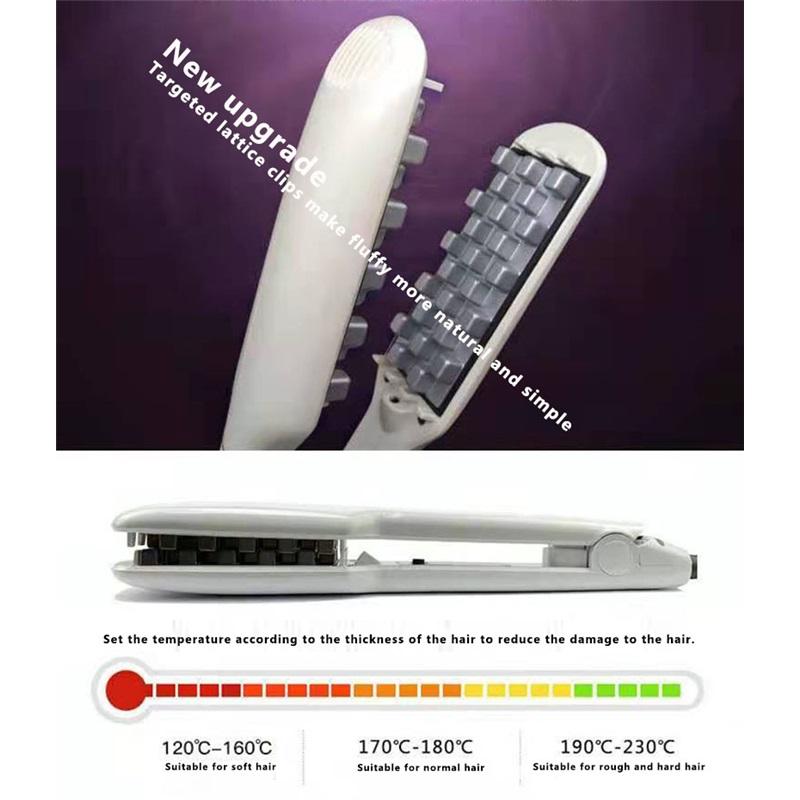 Elektrikli Profesyonel Mısır Kıvırma Splinti Saç Kabartma Sihirli Alet Mısır Sakalı Erkek Ped Saç Kökü Kıvırıcı Kalay Folyo Saç Kıvırma Çubuğu