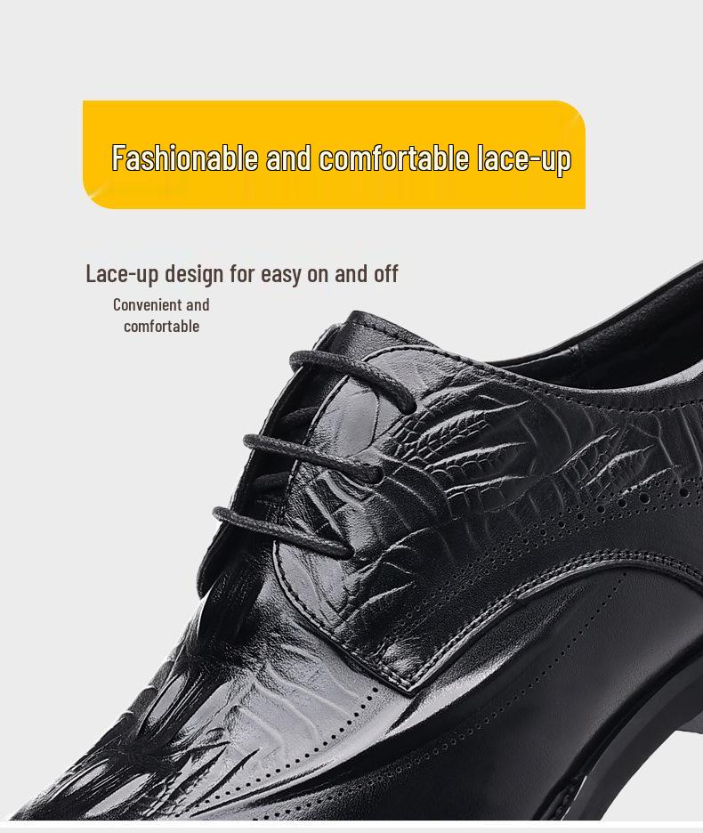 Herren Echtleder Schuhe im Britischen Stil