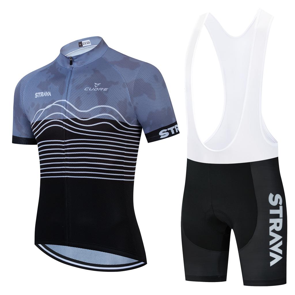 New Cycling Suit, Bicycle Mountain Bike Outdoor Breathable Short-sleeved Shorts 2026 Summer Breathable Cycling Suit Set
