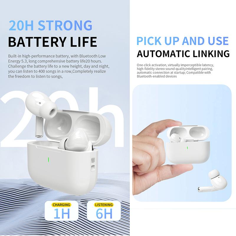 Air Pro Wireless Bluetooth Earphones TWS Headset HiFi Earbuds Noise Reduction Headphones Waterproof For Android