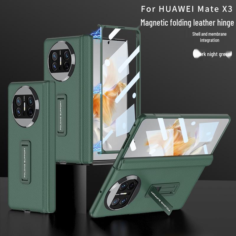 Huawei Mate X3 Leather Foldable Bracket Case: Full Coverage, Drop-Proof Protection