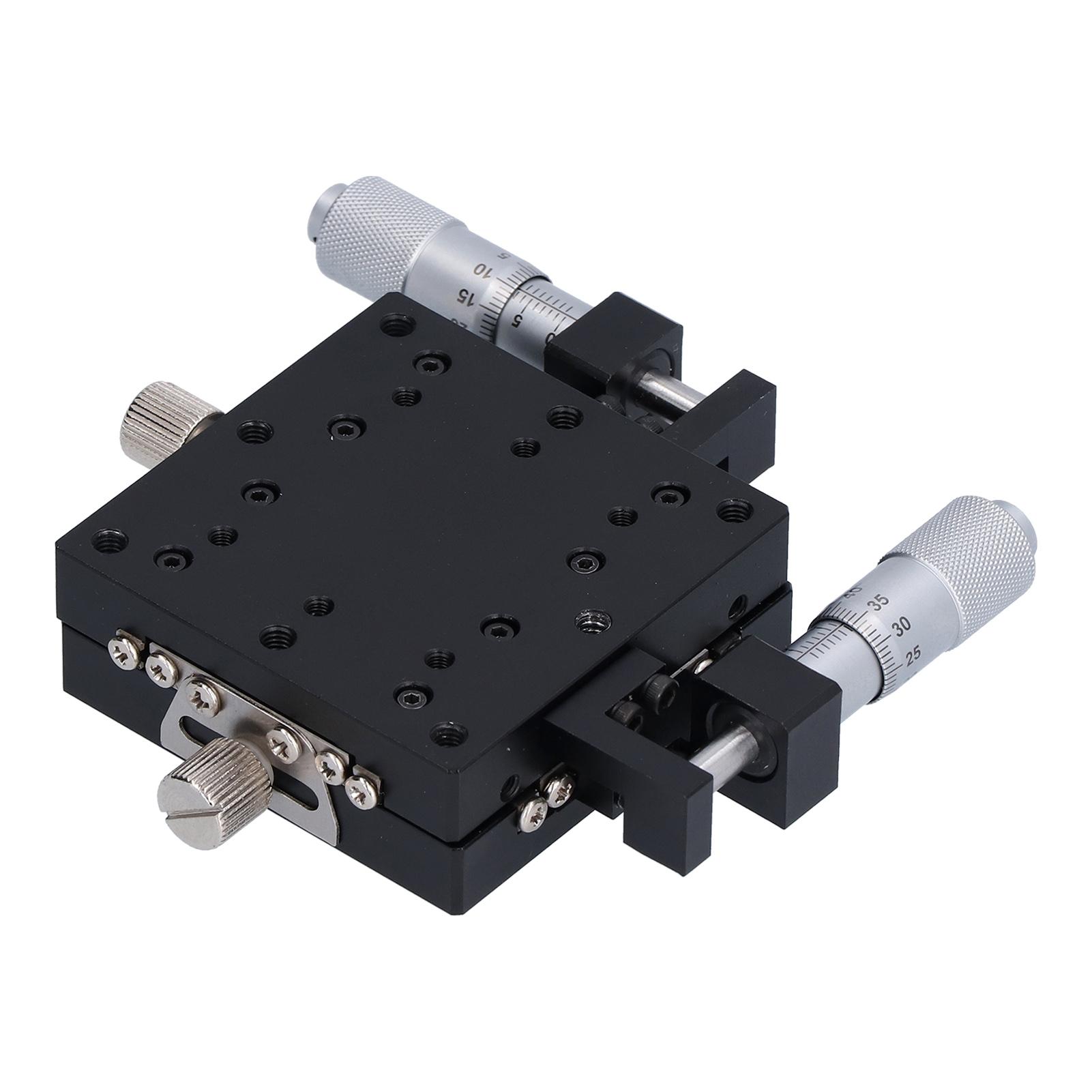 

XY линейный столик с поперечными роликами микрометр ручной направляющий стол платформа для обрезки 60x60 мм M2WGА60