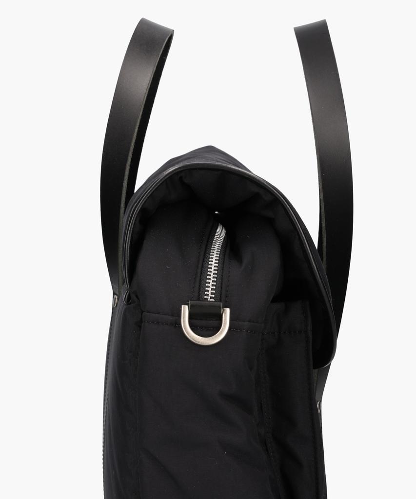 Thetung [Japanese Material_Ieum] Premium Leather Trim Business Tote Bag [Black]