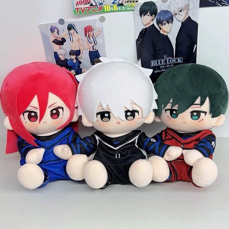 40cm Anime BLUE LOCK Plush Nagi Seishiro Chigiri Hyoma Gagamaru Gin Plushie Figure Soft Stuffed Pillow Christmas Birthday Gifts